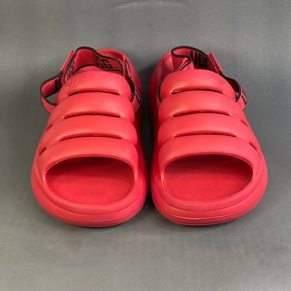 UGG Sport Men’s Yeah Slide Samba Red sandals size 11